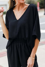 Load image into Gallery viewer, V-Neck Half Sleeve Blouse