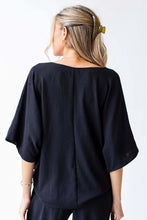 Load image into Gallery viewer, V-Neck Half Sleeve Blouse