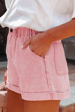 Load image into Gallery viewer, Paperbag Waist Denim Shorts