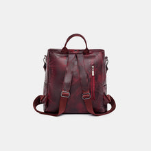 Load image into Gallery viewer, PU Leather Backpack Bag