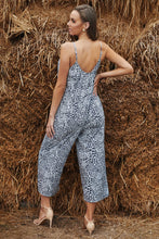 Load image into Gallery viewer, Printed Spaghetti Strap Low Back Jumpsuit