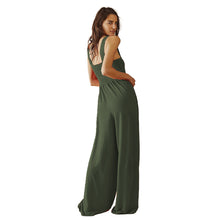 Load image into Gallery viewer, Smocked Wide Strap Jumpsuit