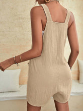 Load image into Gallery viewer, Full Size Scoop Neck Romper with Pockets