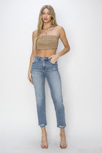 Load image into Gallery viewer, RISEN Full Size High Waist Distressed Cropped Jeans