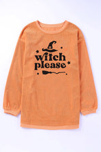 Load image into Gallery viewer, WITCH PLEASE Graphic Dropped Shoulder Sweatshirt