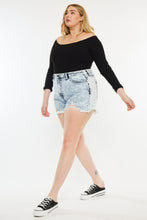 Load image into Gallery viewer, Kancan Full Size Distressed High Waist Denim Shorts