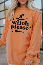 Load image into Gallery viewer, WITCH PLEASE Graphic Dropped Shoulder Sweatshirt