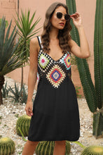 Load image into Gallery viewer, Geometric V-Neck Spaghetti Strap Cover Up Dress