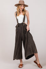 Load image into Gallery viewer, SAGE + FIG Full Size Wide Strap Wide Leg Overalls