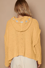 Load image into Gallery viewer, POL Cable Knit Hooded Chenille Sweater