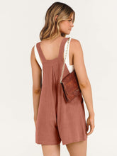 Load image into Gallery viewer, Pocketed Square Neck Wide Strap Romper