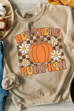 Load image into Gallery viewer, Pumpkin Graphic Long Sleeve Sweatshirt