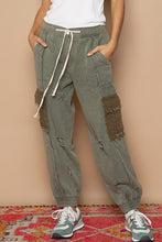 Load image into Gallery viewer, POL Distressed Cargo Denim Jogger with Crochet Pockets