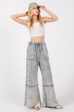 Load image into Gallery viewer, SAGE + FIG Mineral Washed Terry Wide Leg Pants