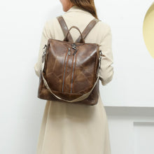 Load image into Gallery viewer, PU Leather Backpack Bag