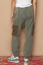 Load image into Gallery viewer, POL Distressed Cargo Denim Jogger with Crochet Pockets