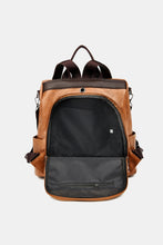 Load image into Gallery viewer, PU Leather Large Backpack Bag