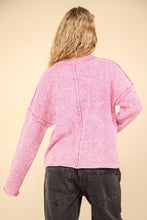 Load image into Gallery viewer, VERY J Mineral Washed Exposed Seam Sweater