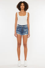 Load image into Gallery viewer, Kancan Distressed Button Fly Denim Shorts