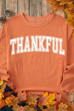 Load image into Gallery viewer, THANKFUL Round Neck Long Sleeve Sweatshirt