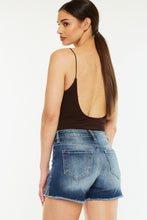 Load image into Gallery viewer, Kancan High Waist Raw Hem Denim Shorts