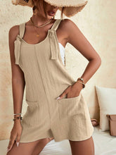 Load image into Gallery viewer, Full Size Scoop Neck Romper with Pockets