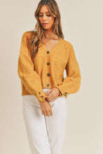 Load image into Gallery viewer, MABLE Long Sleeve Button Down Sweater Cardigan