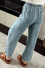 Load image into Gallery viewer, Drawstring High Waist Jeans with Pockets