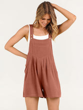 Load image into Gallery viewer, Pocketed Square Neck Wide Strap Romper