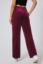 Load image into Gallery viewer, Drawstring Wide Leg Active Pants