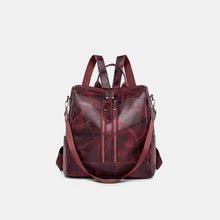 Load image into Gallery viewer, PU Leather Backpack Bag