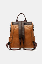 Load image into Gallery viewer, PU Leather Large Backpack Bag