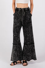 Load image into Gallery viewer, SAGE + FIG Mineral Washed Terry Wide Leg Pants