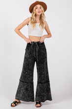 Load image into Gallery viewer, SAGE + FIG Mineral Washed Terry Wide Leg Pants