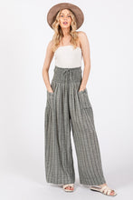 Load image into Gallery viewer, SAGE + FIG Cotton Gauze Wash Stripe Pants