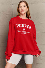 Load image into Gallery viewer, Simply Love Full Size WINTER WONDERLAND ALUMNI Graphic Long Sleeve Sweatshirt