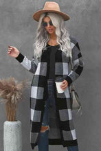 Load image into Gallery viewer, Buffalo Plaid Duster Cardigan