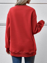 Load image into Gallery viewer, Faceless Gnomes Graphic Drop Shoulder Sweatshirt