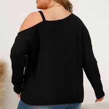 Load image into Gallery viewer, Plus Size One-Shoulder Asymmetrical Blouse