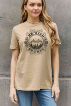 Load image into Gallery viewer, Simply Love Full Size BE WILD BE FREE Graphic Cotton T-Shirt