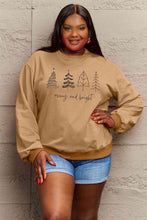 Load image into Gallery viewer, Simply Love Full Size MERRY AND BRIGHT Graphic Sweatshirt