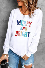 Load image into Gallery viewer, MERRY AND BRIGHT Graphic Sweatshirt