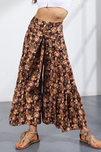 Load image into Gallery viewer, Printed Tie-Front Culottes