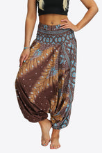 Load image into Gallery viewer, Printed Smocked Waist Harem Pants
