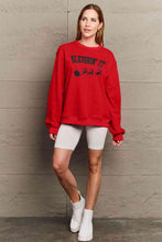 Load image into Gallery viewer, Simply Love Full Size SLEIGHIN&#39; IT Graphic Sweatshirt