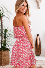 Load image into Gallery viewer, Ditsy Floral Strapless Mini Dress