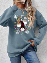 Load image into Gallery viewer, Faceless Gnomes Graphic Drop Shoulder Sweatshirt