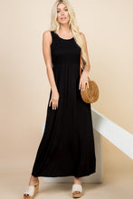 Load image into Gallery viewer, Sleeveless smocking maxi dresses