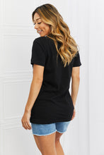 Load image into Gallery viewer, mineB I Got It From My Mama Full Size Graphic Tee in Black