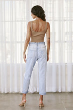 Load image into Gallery viewer, Distressed Paper Bag Mom Jeans